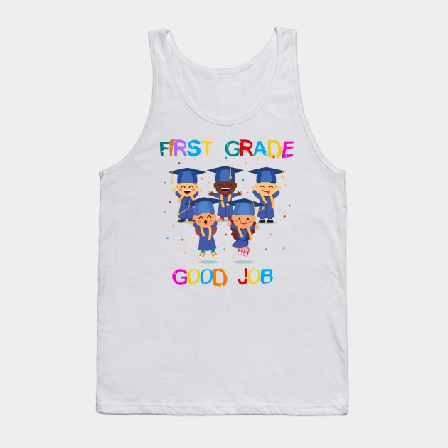 First Grade quarantine graduation shirt | First grade 2020 Tank Top by FoolDesign